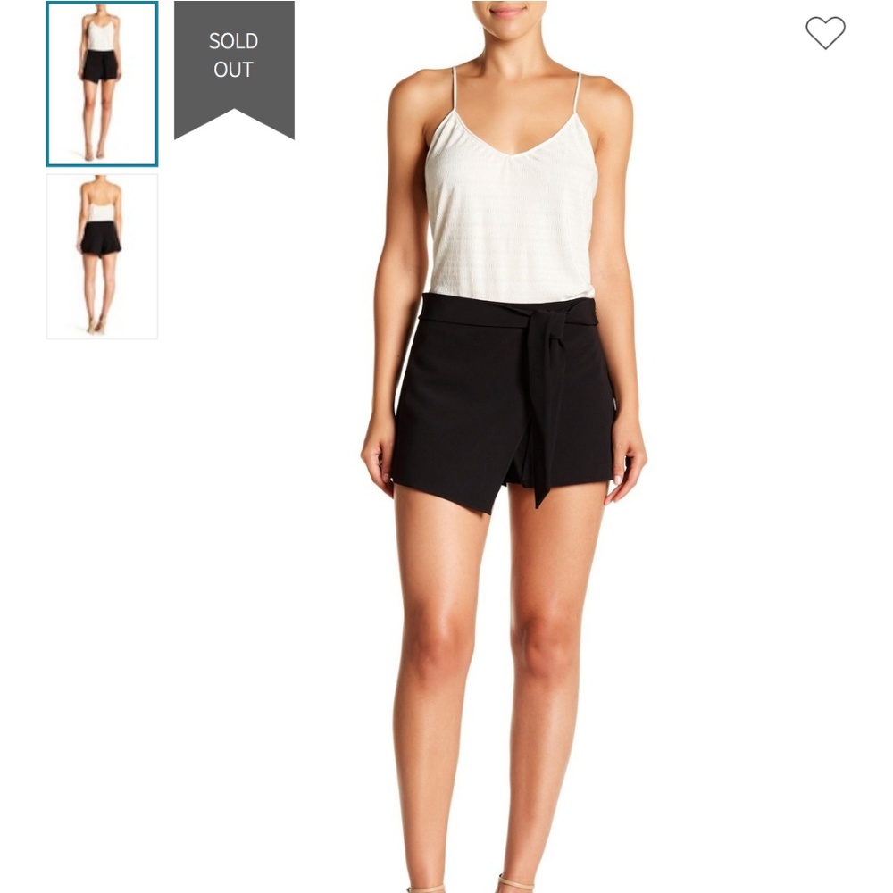 Parker NY High Waist skort Sz XS NWOT